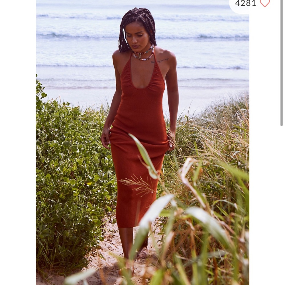Free people honey sweater midi
